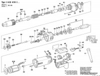 Bosch 0 602 418 011 ---- H.F. Screwdriver Spare Parts